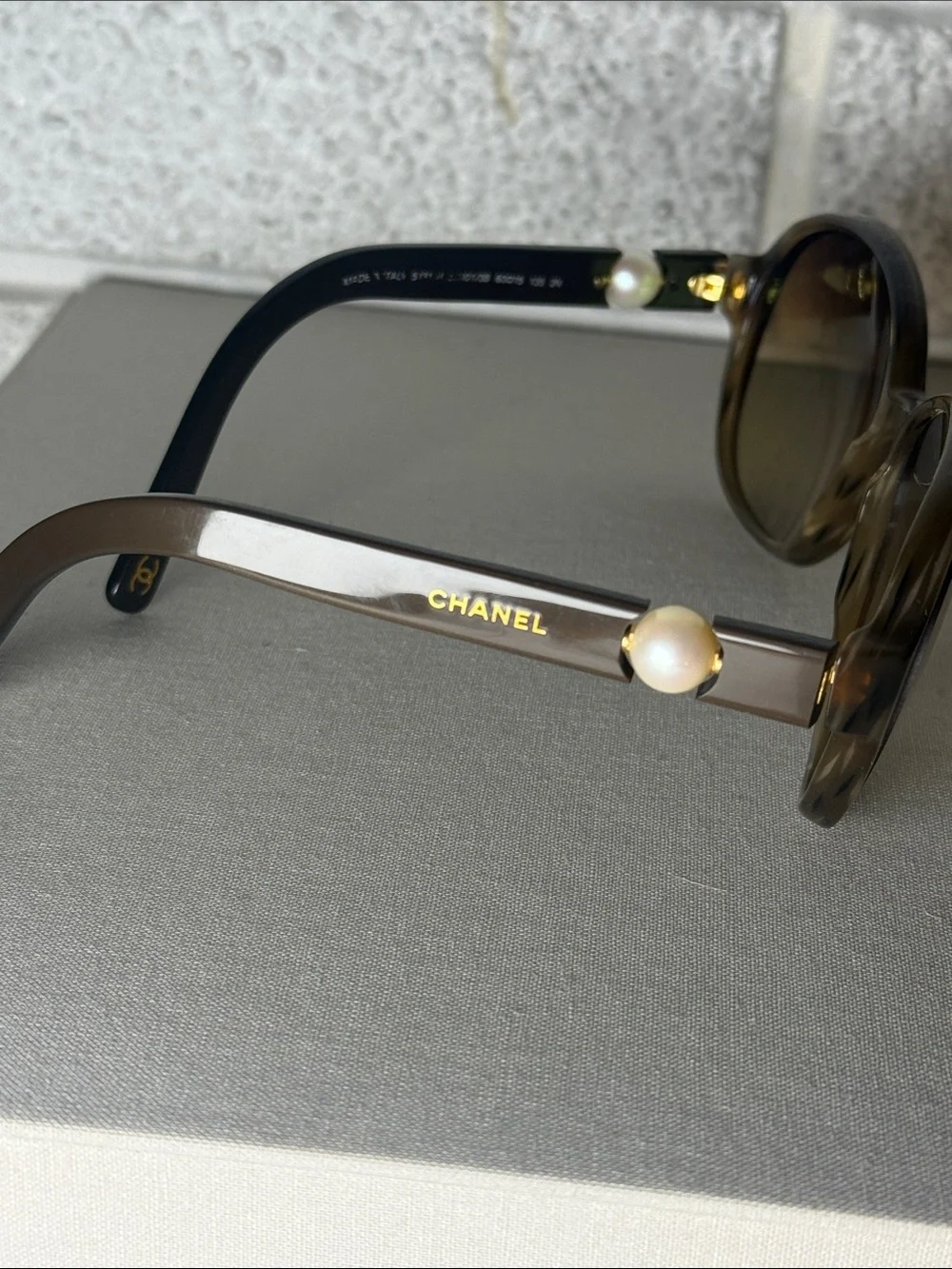 Chanel Brown Tortise Women's FRAMES with Pearl Accent
